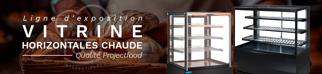 VITRINES HORIZONTALES CHAUDES