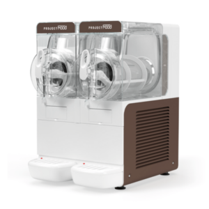 Machine à sorbet et granité mécanique avec deux cuves de 6 litres