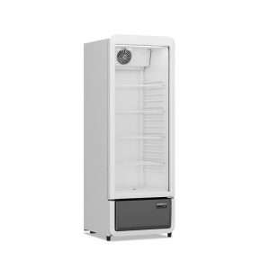 Vitrine réfrigérée pour boissons 240 L blanche, température de +1°C à +10°C